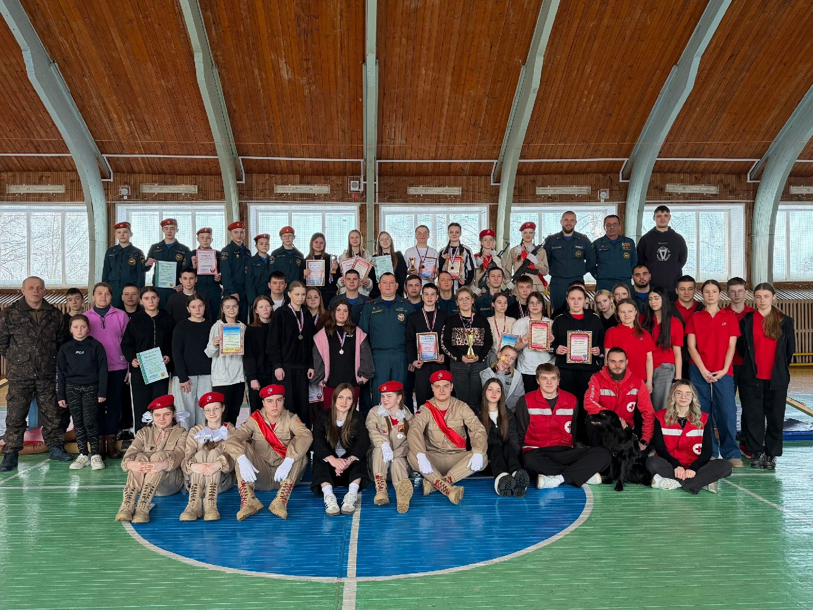 XI открытые зимние районные соревнования «Школа безопасности»  в Юрьянском районе.